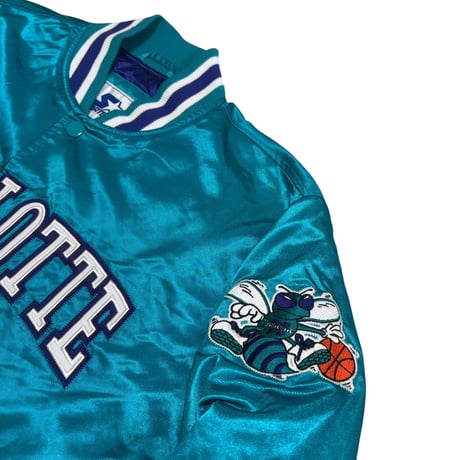STARTER “NBA Charlotte Hornets” Satin Stadium JKT
