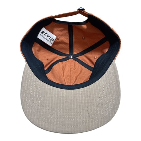 GARBAGE Soft Brim 6Panel Cap (HAPPY CHEMICALS) Orange/Sand