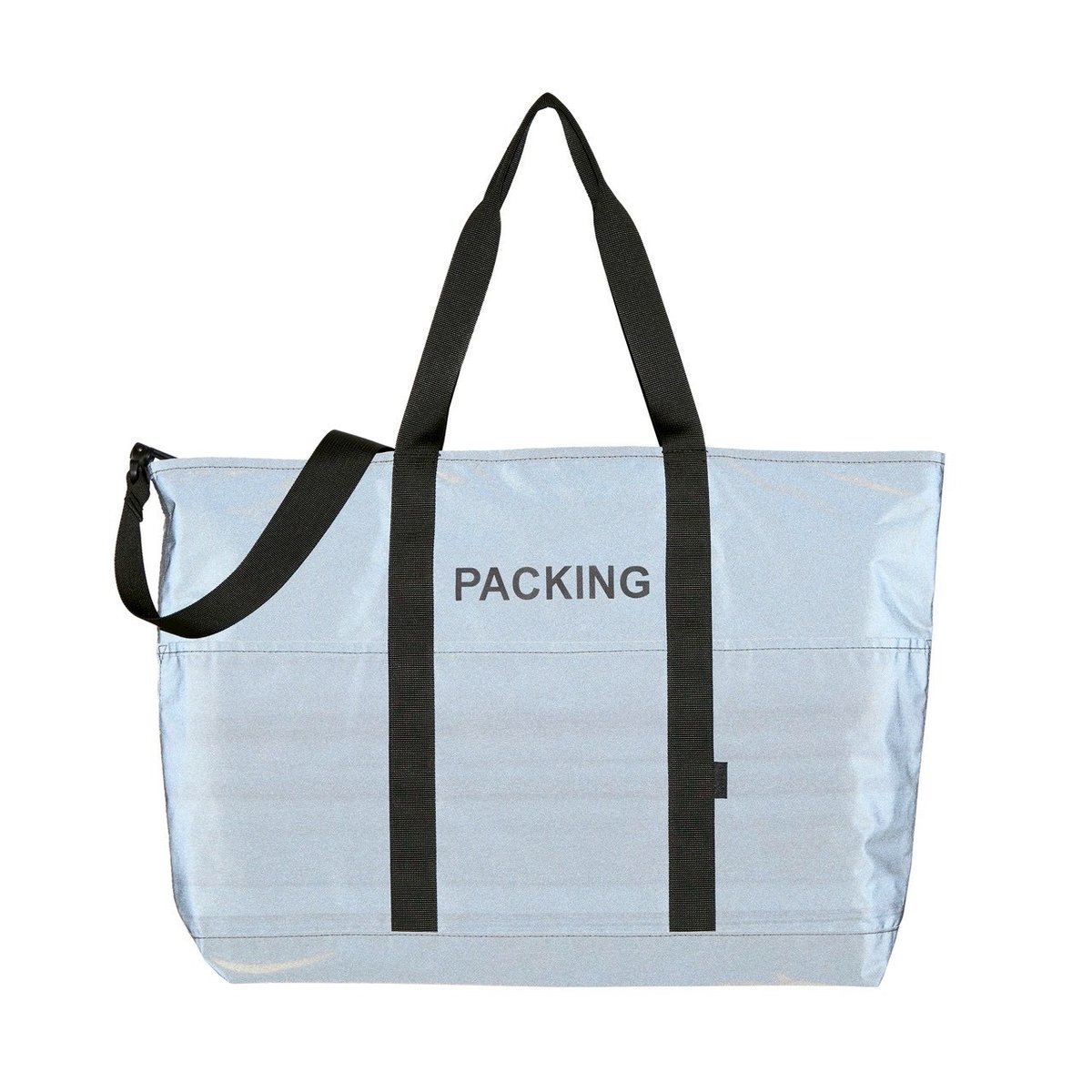 PACKING BLACK REFLECTIVE TOTE | 伊藤商店