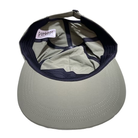 SALE GARBAGE Soft Brim 6Panel Cap (Keep In Touch) Olive