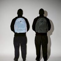 PACKING BLACK REFLECTIVE BACKPACK