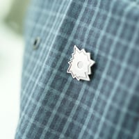 geek Recycled Plaid Long Bill Cap x IN_PUT_OUT Pins Set