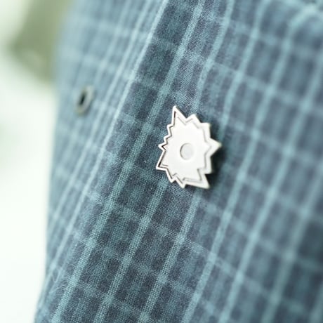 geek Recycled Plaid Long Bill Cap x IN_PUT_OUT Pins Set