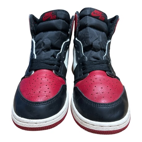 NIKE GS AIR JORDAN 1 RETRO HIGH BRED TOE