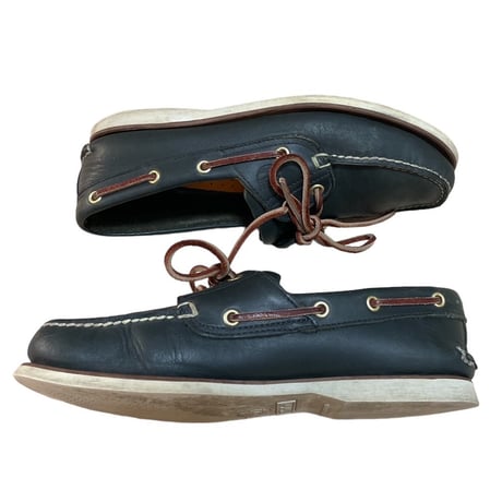 Timberland レザーデッキシューズ
