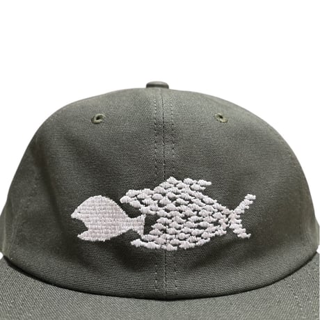 GARBAGE Hard Brim 6Panel Cap (Solidarity) Olive Green