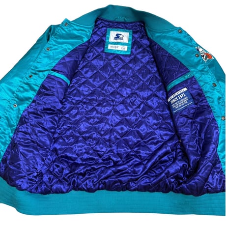 STARTER “NBA Charlotte Hornets” Satin Stadium JKT