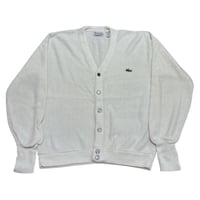 LACOSTE アクリルニットカーディガン