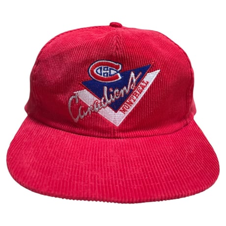 NHL Montreal Canadiens コーデュロイ Snap Back Cap (Dead Stock)