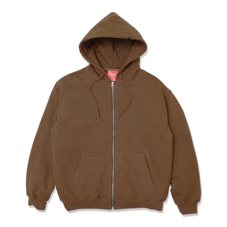 SALE TRIBE WEAR Basic Zip Up Hoodie (Brown)