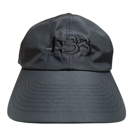 GARBAGE PRE CURVE BRIM 6 PANEL CAP (4:33) Black x Black