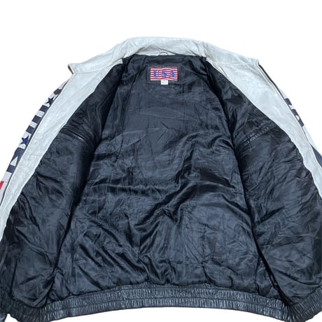 USA レザーJKT