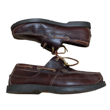 Timberland レザーデッキシューズ 2