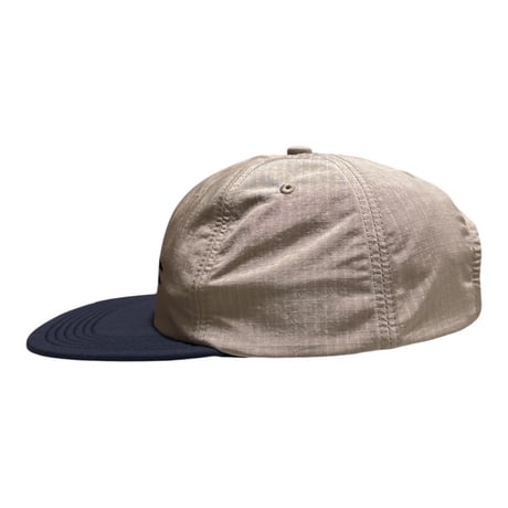 GARBAGE Soft Brim 6Panel Cap (HAPPY CHEMICALS) Sand/Navy