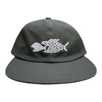 GARBAGE Hard Brim 6Panel Cap (Solidarity) Olive Green