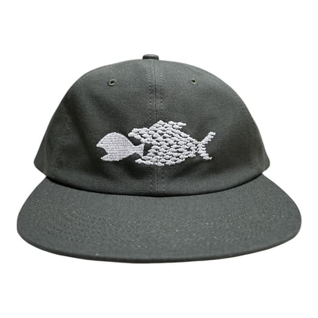 GARBAGE Hard Brim 6Panel Cap (Solidarity) Olive Green