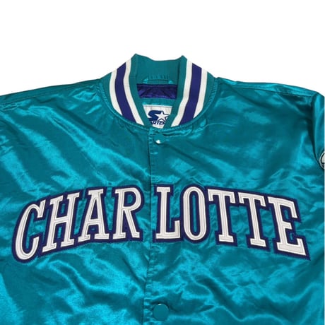 STARTER “NBA Charlotte Hornets” Satin Stadium JKT