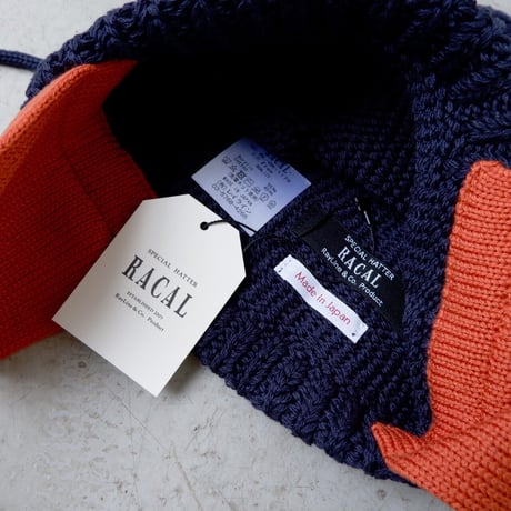 RACAL x 伊藤商店別注 耳当て付きニットキャップ