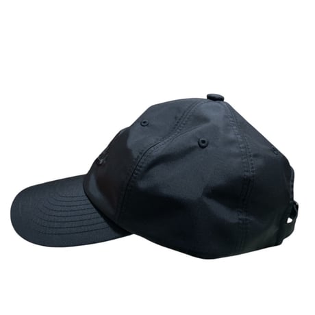 GARBAGE PRE CURVE BRIM 6 PANEL CAP (4:33) Black x Black