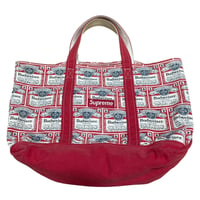 2009ss Supreme “Budweiser” Tote Bag