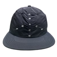 GARBAGE Soft Brim 6Panel Cap BIG PEACE (Black)