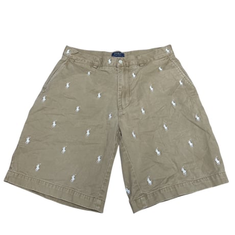 Polo Ralph Lauren 総柄ポニー チノショーツ W33
