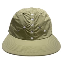 GARBAGE Soft Brim 6Panel Cap BIG PEACE (LT.Olive)