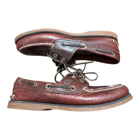 Timberland レザーデッキシューズ 4