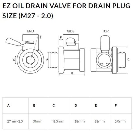 EZ-211 オイルドレンチェンジャー M27-P2.0