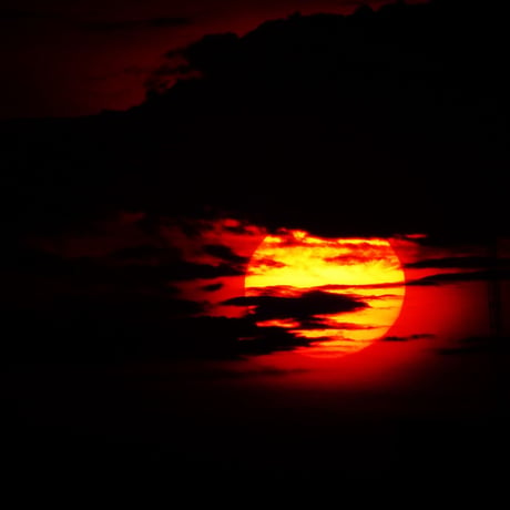 A4サイズオリジナル写真プリント「夕陽」