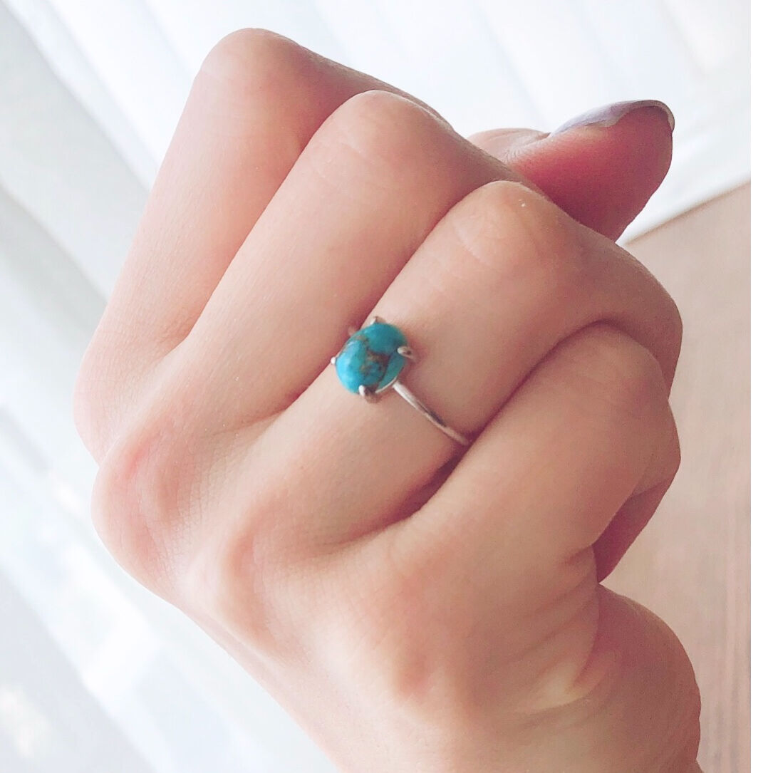 トリプルターコイズのリングです。 Godber Turquoise Original ring 290 | ターコイズ・メンズシルバー