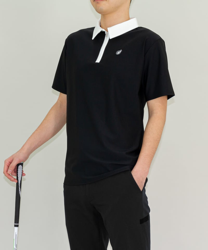 MARGARET HOWELL ブラックポロシャツ 半袖 MARGARET HOWELL ブラックポロシャツ 半袖 - メルカリ