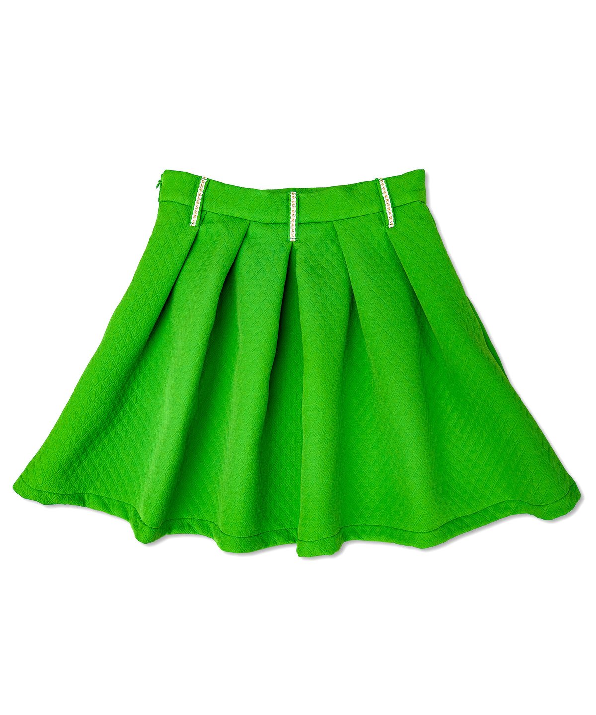 meer.メーア キルティングフレアスカート オリーブグリーン meer.メーア キルティングフレアスカート オリーブグリーン