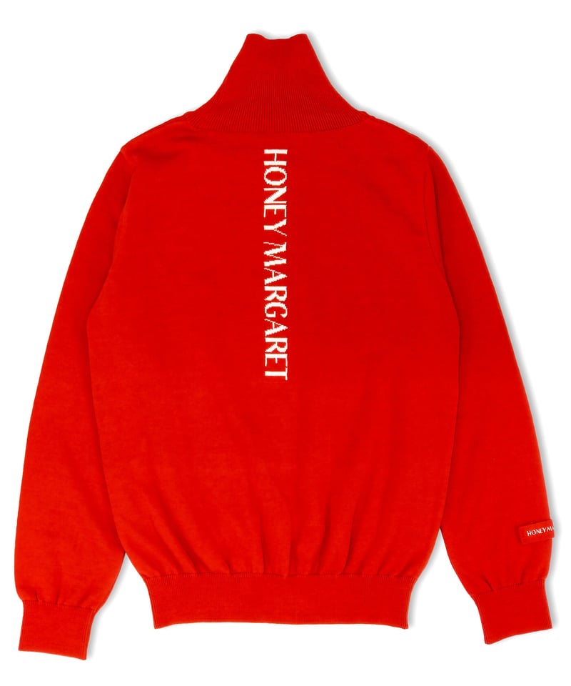 MARGARET HOWELL カシミヤタートルネックニット レッド コットンカシミアタートルネックニット レッド | HONEY MARGARET