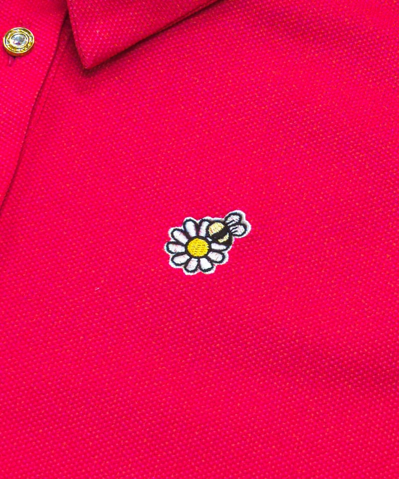 ノースリーブポロ ビビットピンク | HONEY MARGARET