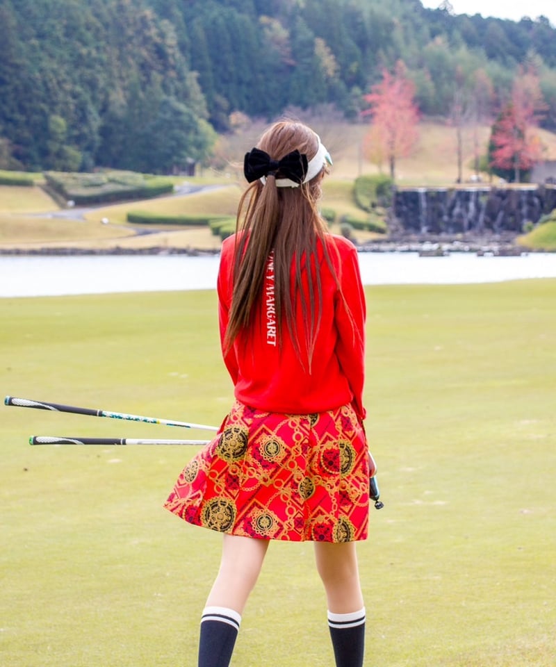 コットンカシミアタートルネックニット レッド | HONEY MARGARET