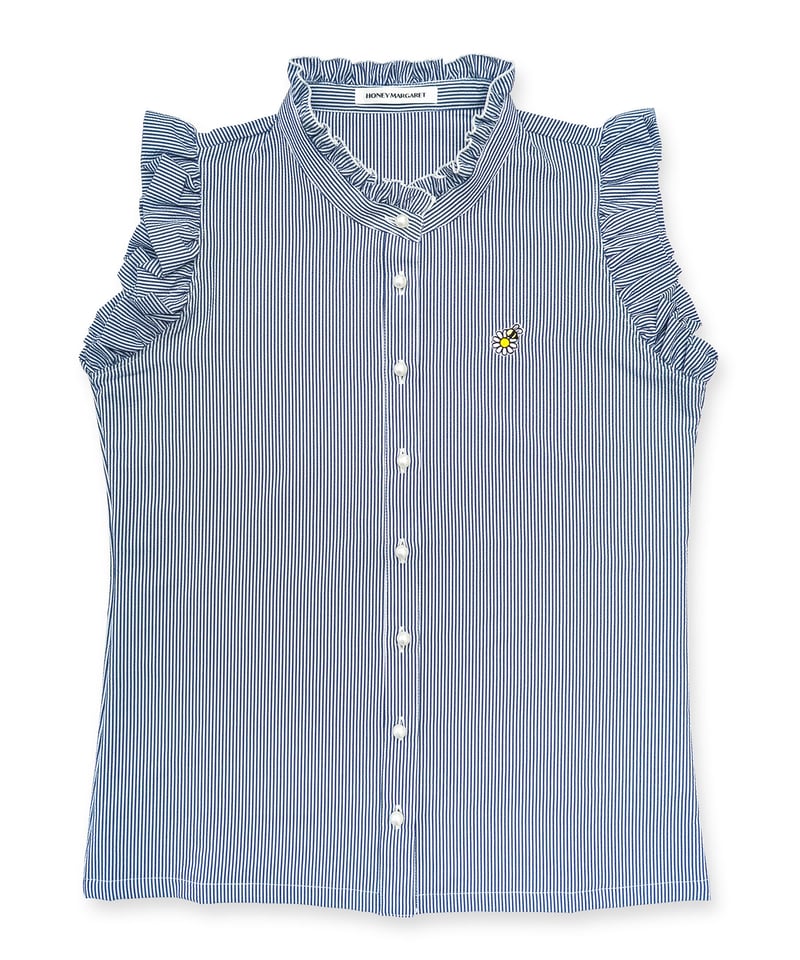 aco✦美品✦マークアンドロナ✦2024春夏ノースリーブフリルポロシャツ aco様専用✦美品✦マークアンドロナ✦2024春夏ノースリーブフリル