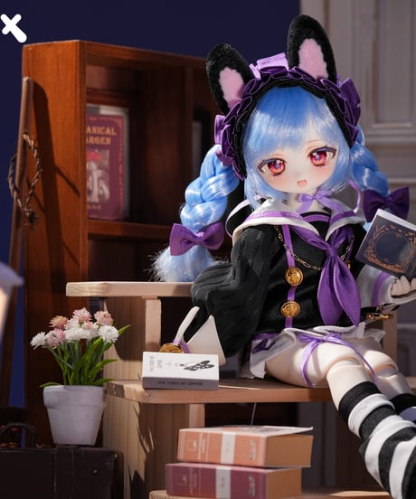 【新作予約・受注生産】TinyFox「禁忌書庫」ヴァイオレット【Violet】1/6スケールMJDドール フルセット ※C-21ヘッド※限定特典付※送料無料※2026年8月以後発送予定※