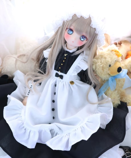 受注生産予約枠 『ナナイロテントウ』 1/4スケールドール用アウトフィット *ロイヤル・ヴィクトリアンメイド* TinyFoxPEKO/MDD・1/4ドール対応size **お届け目安:4か月後以降
