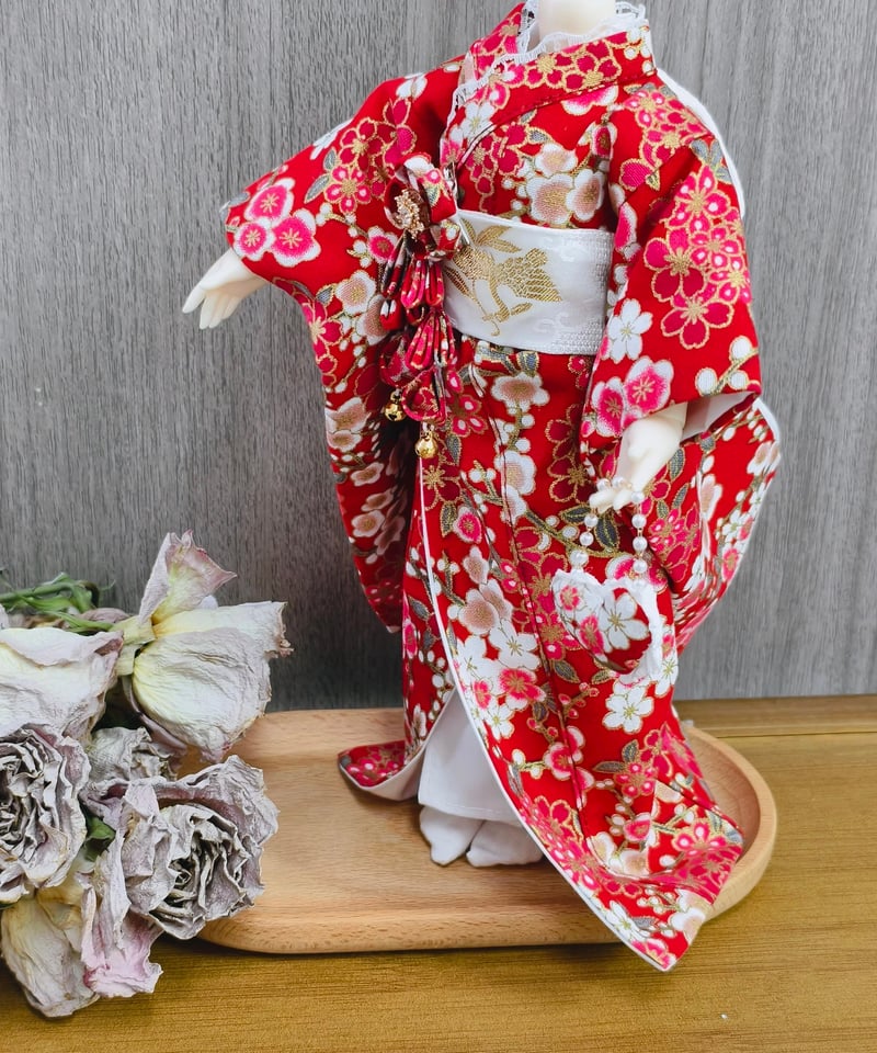 即納】【TinyFox天使体サイズ】（ほか1/6サイズドールも対応可)和服