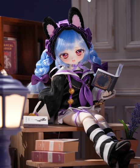 【新作予約・受注生産】TinyFox「禁忌書庫」ヴァイオレット【Violet】1/6スケールMJDドール フルセット ※C-21ヘッド※限定特典付※送料無料※2026年8月以後発送予定※