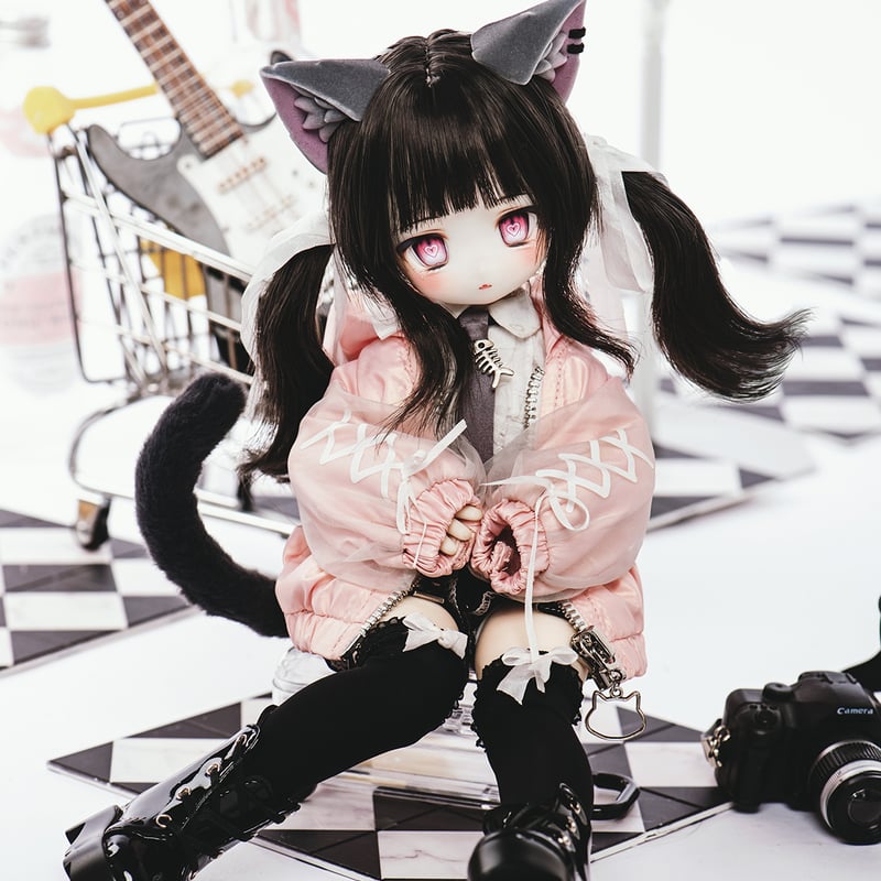 LaPeonierコラボ企画】TinyFox×適当緑 猫耳量産型女子・黒猫 1/6 