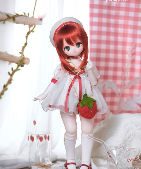 TinyFox -SweetLessシリーズ - Strawberry Moon - TinyFox1/4ドール用アウトフィットセット [お届け目安：1か月]