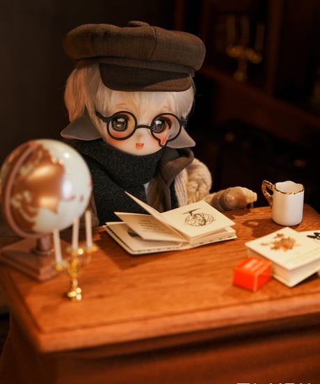 【新作予約・受注生産】TinyFox　図書館司書｛メル｝1/6スケールMJDドール フルセット※HS-04ヘッド羊耳付き※限定特典付※送料無料※2026年7月以後発送予定※