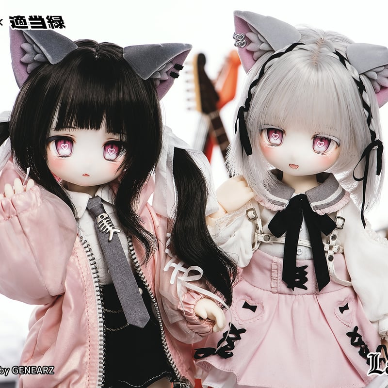 LaPeonierコラボ企画】TinyFox×適当緑 猫耳量産型女子・白猫 1/6 