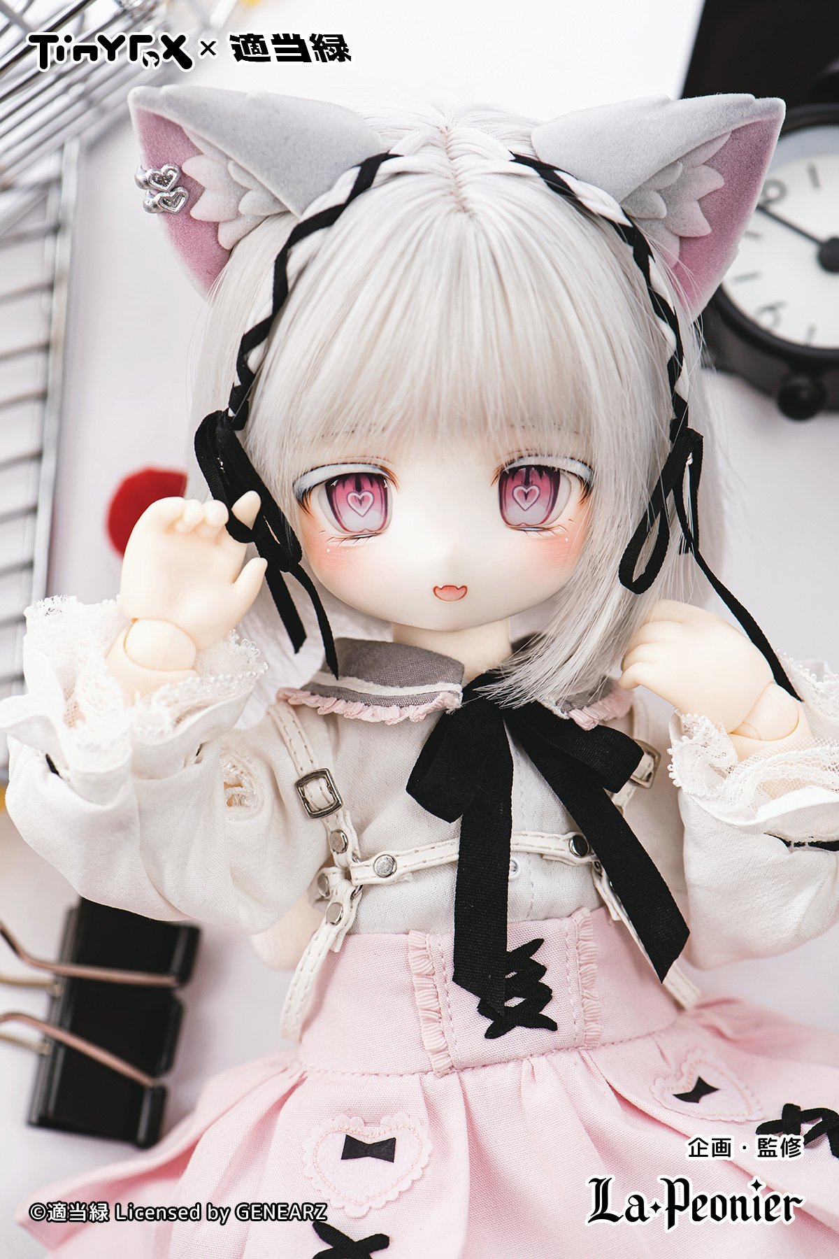 LaPeonierコラボ企画】TinyFox×適当緑 猫耳量産型女子・白猫 1/6