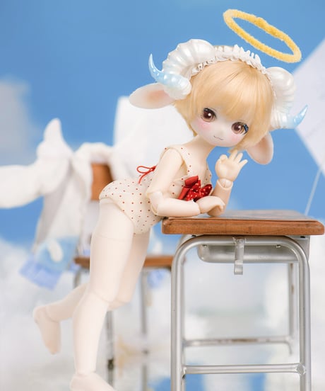 【即納在庫】TinyFox 悪魔と天使の子羊 アスモティ 1/6スケールMJDドール フルセット※注文後一週間以内発送予定※送料無料※