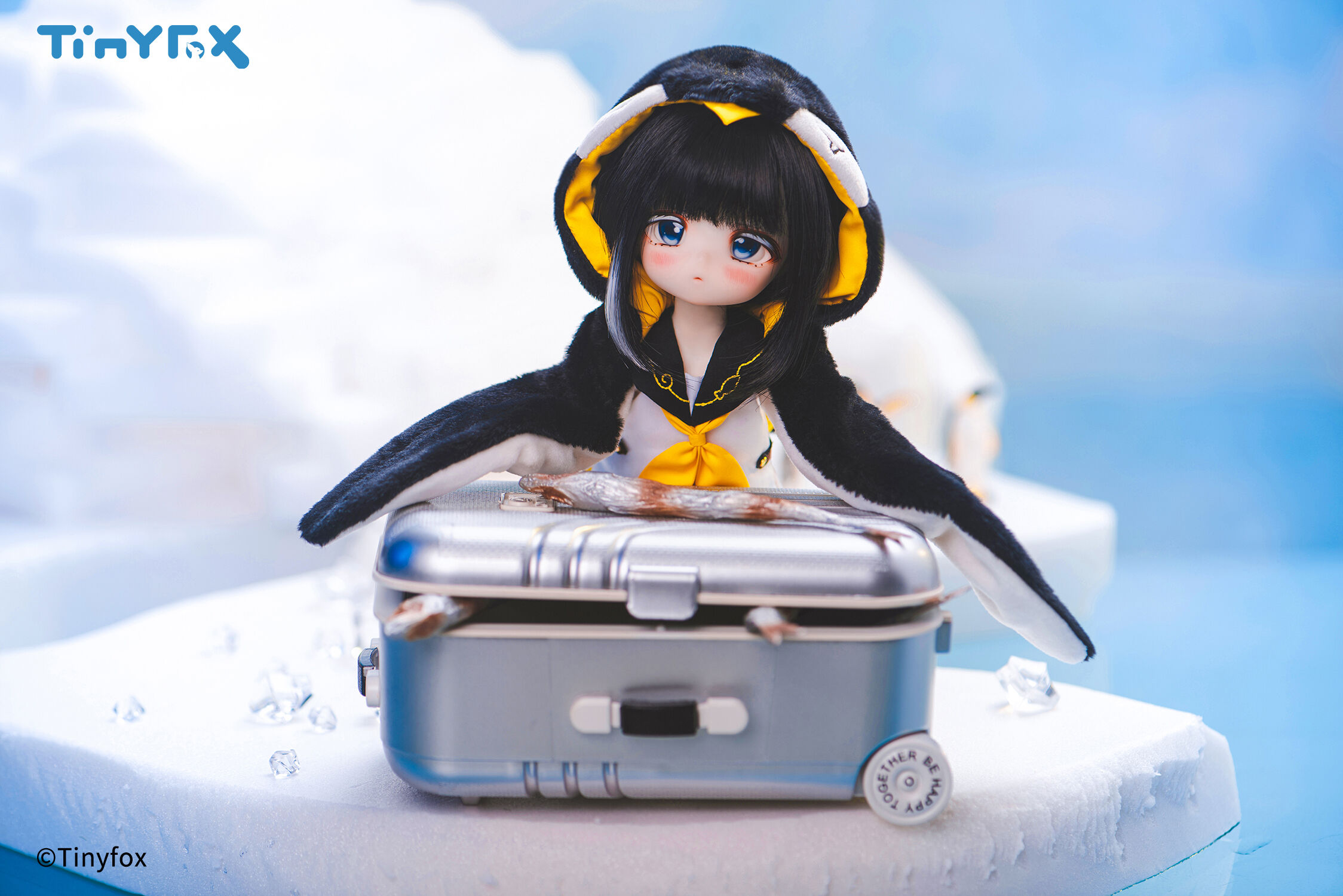 TinyFox 夢見るペンギン デビー 人気商品再販】TinyFox 輝き夢見るペンギン デビー1/6スケールMJD