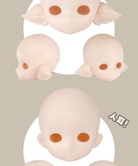【カスタマイズ】TinyFox  1/6スケールドール用ヘッド型番HS-01※注文後一ヶ月以内発送予定