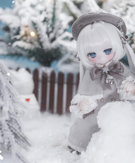 【新作予約・受注生産】TinyFox【Snowdoll・Flurry】雪の子 フラーリィ  1/6スケールMJDドール フルセット ※新ボディ採用※限定特典付※送料無料※2025年9月以後発送予定※